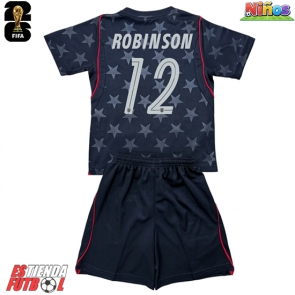 Estados Unidos Miles Robinson #12 Segunda Equipación Niños Mundial 2026 Manga Corta (+ Pantalones cortos)